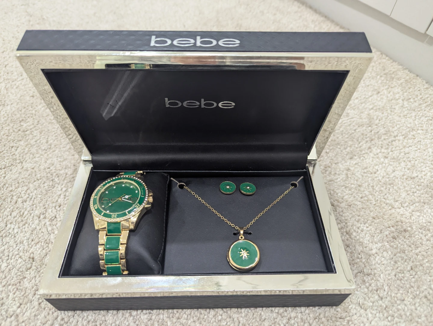Bebe Watch and Jewellery Set