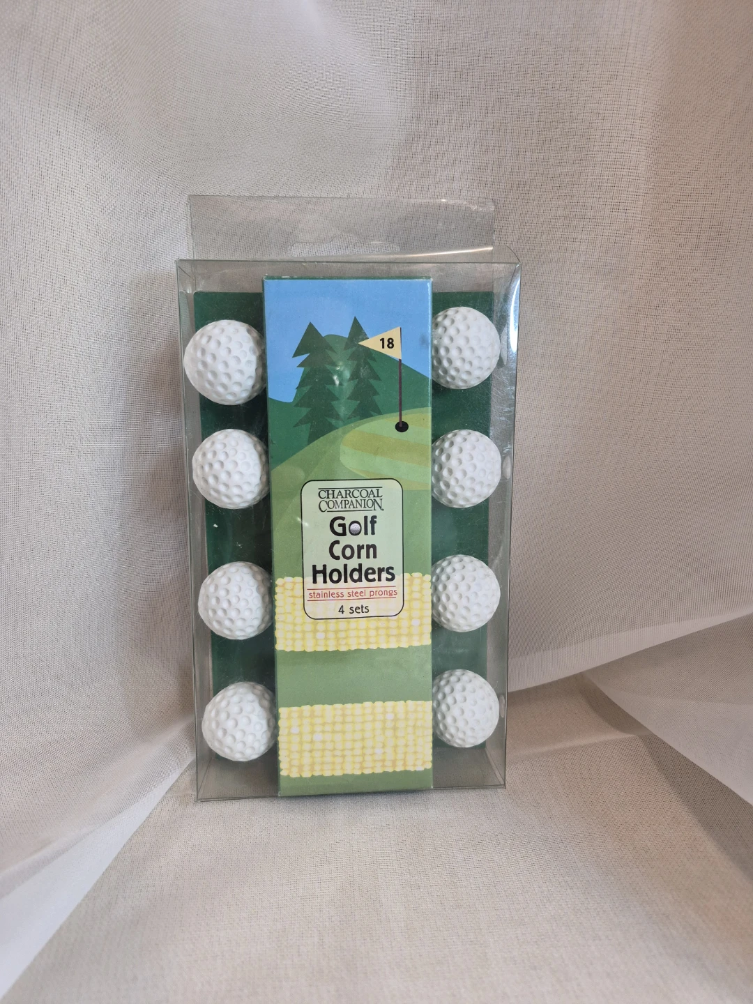 Set of 4 Golf Corn on the Cob Holders