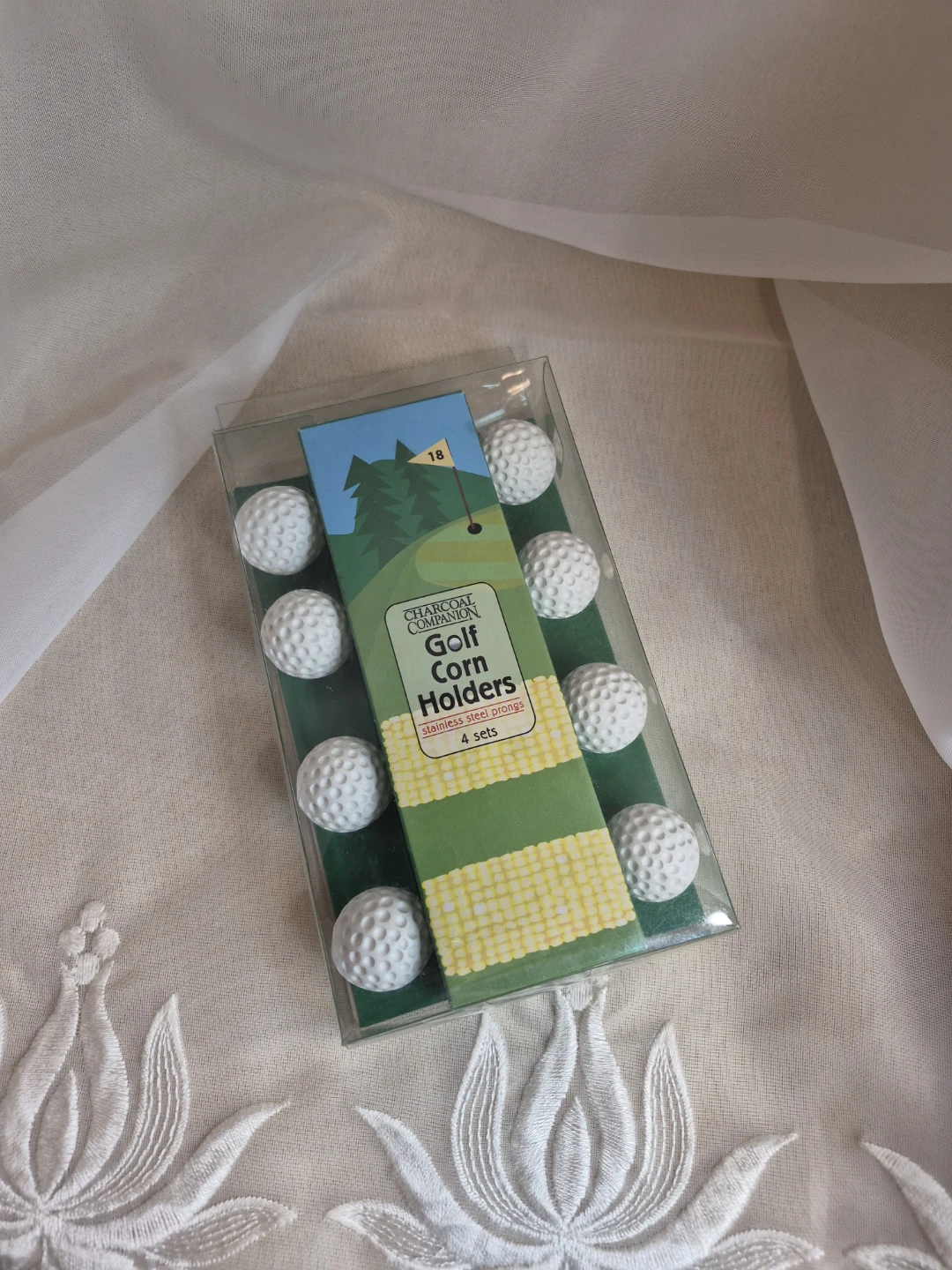 Set of 4 Golf Corn on the Cob Holders - photo 3