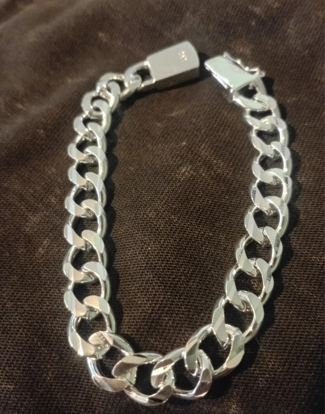 925 Sterling Silver Curb Link Bracelet