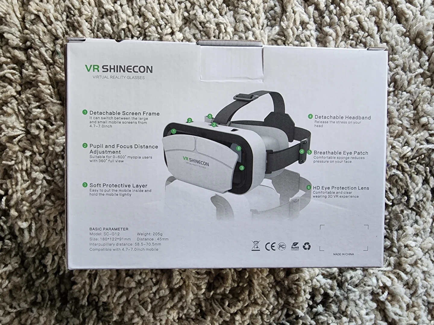 AE4 "Roaming" Drone and VR Shinecon SC-G12 VR Headset Bundle - photo 4