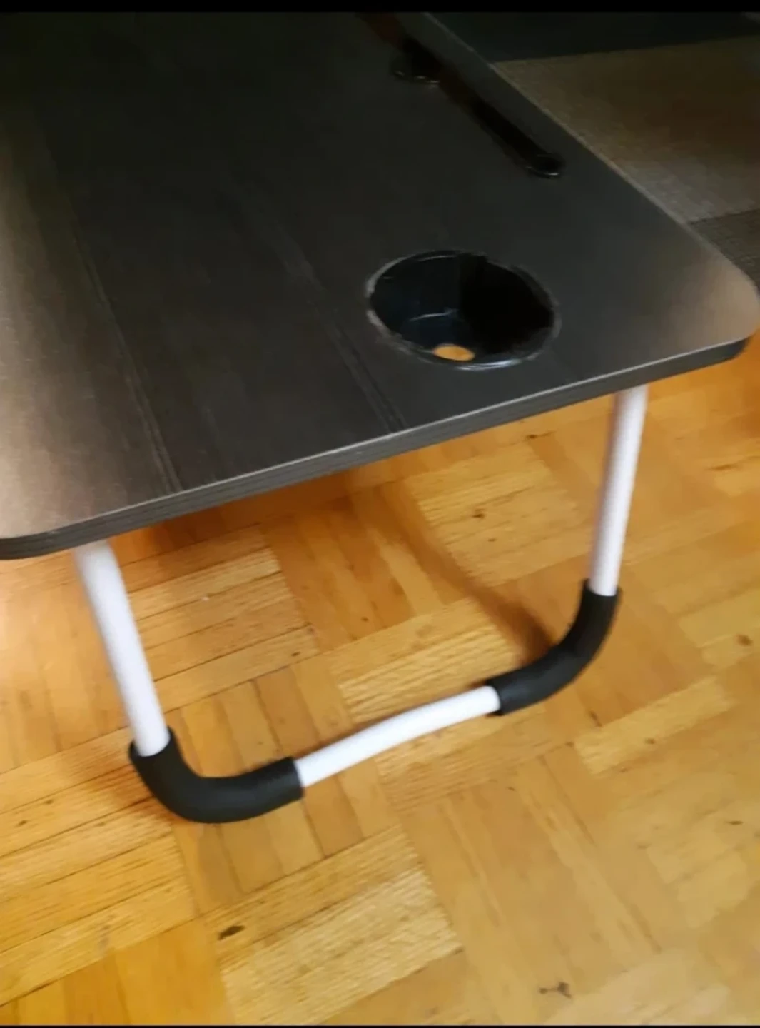 Black Lap Desk with Cup Holder ⚽️ - photo 2