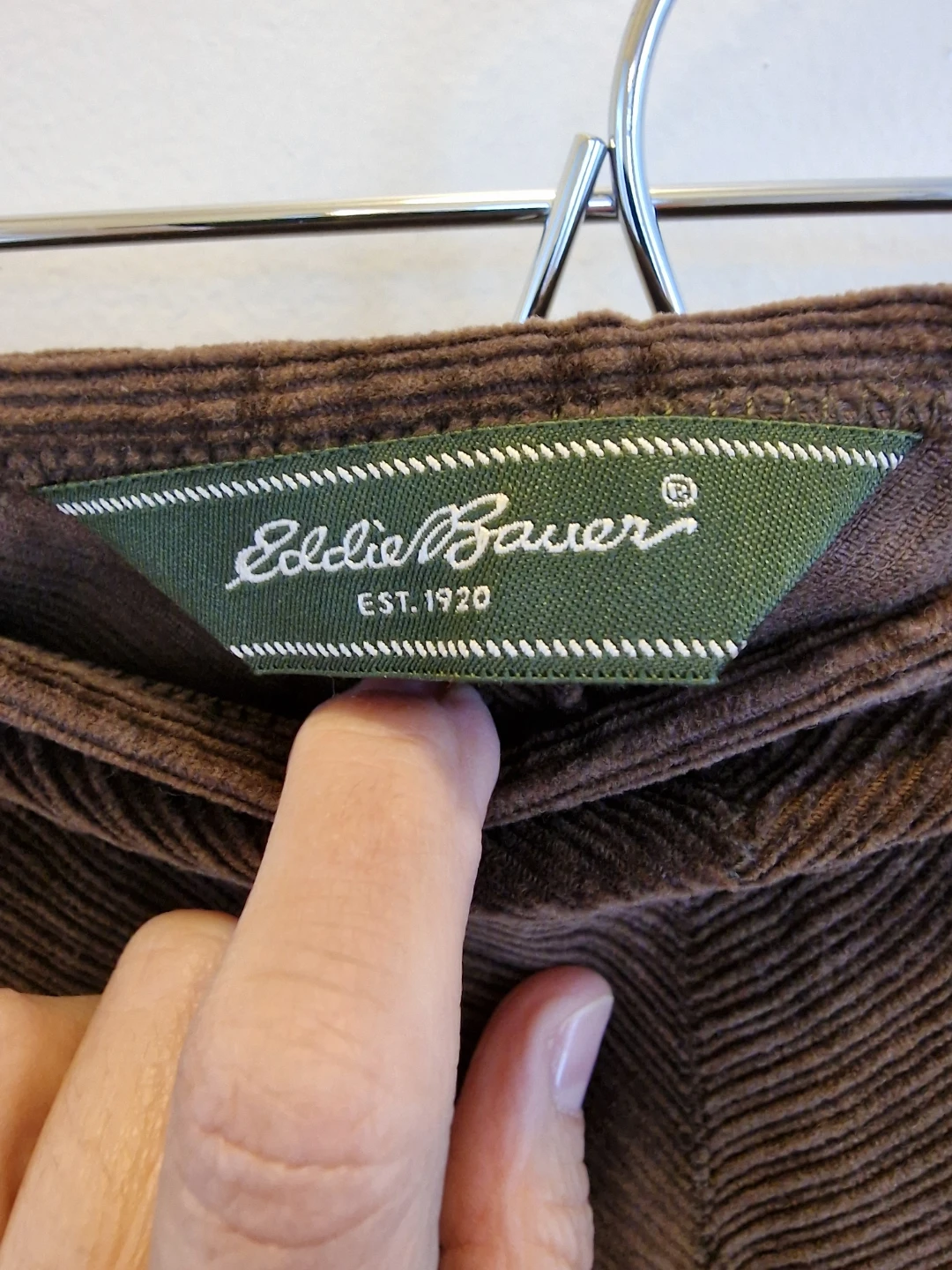 Eddie Bauer Brown Corduroy Skirt Size 10 - photo 2