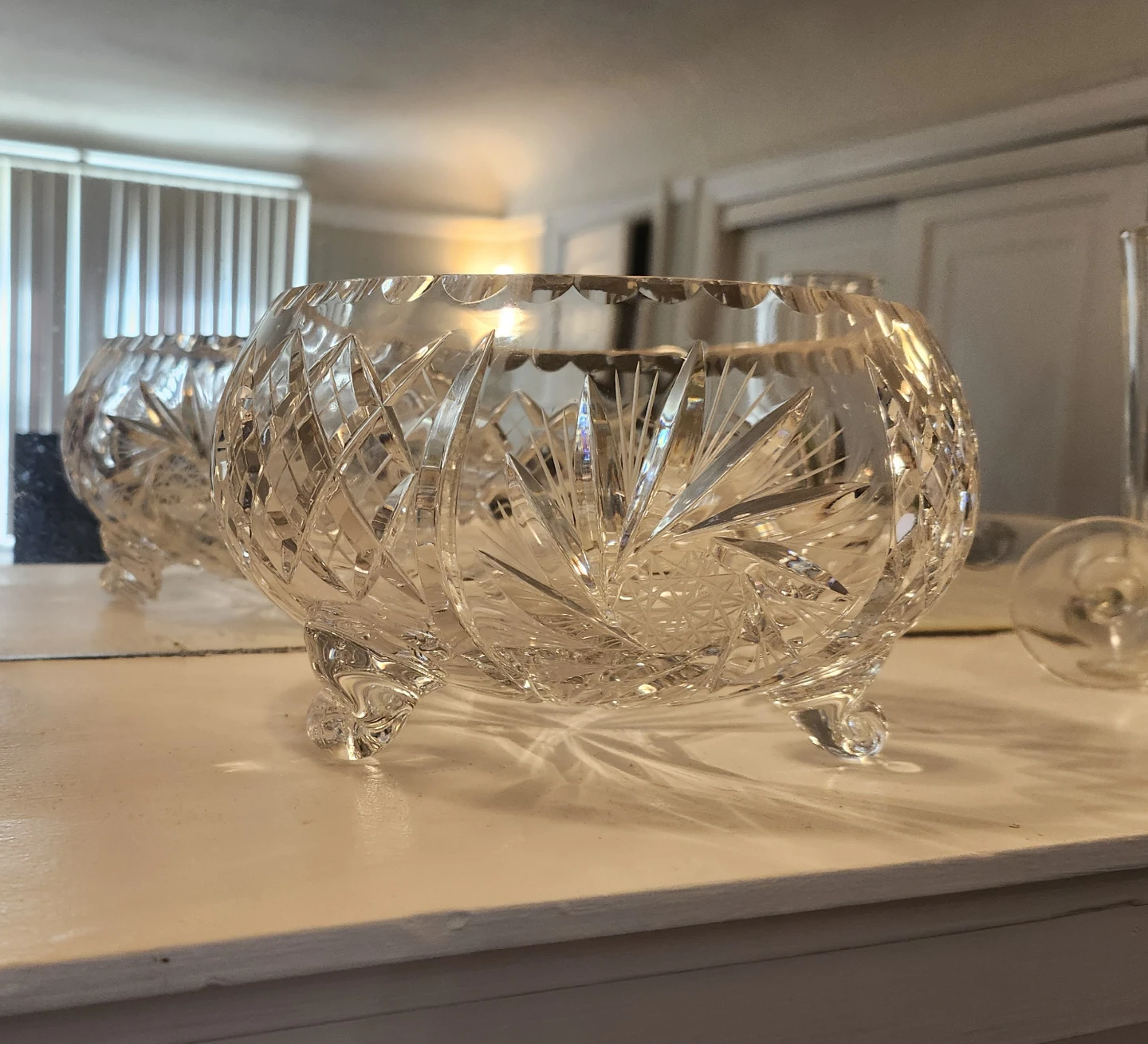 Crystal Footed Bowl