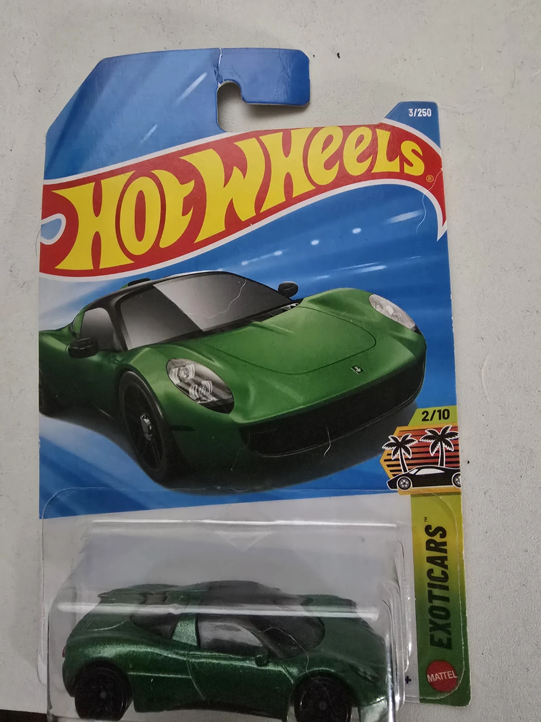 Hot Wheels Green Exotic Car Toy - photo 2