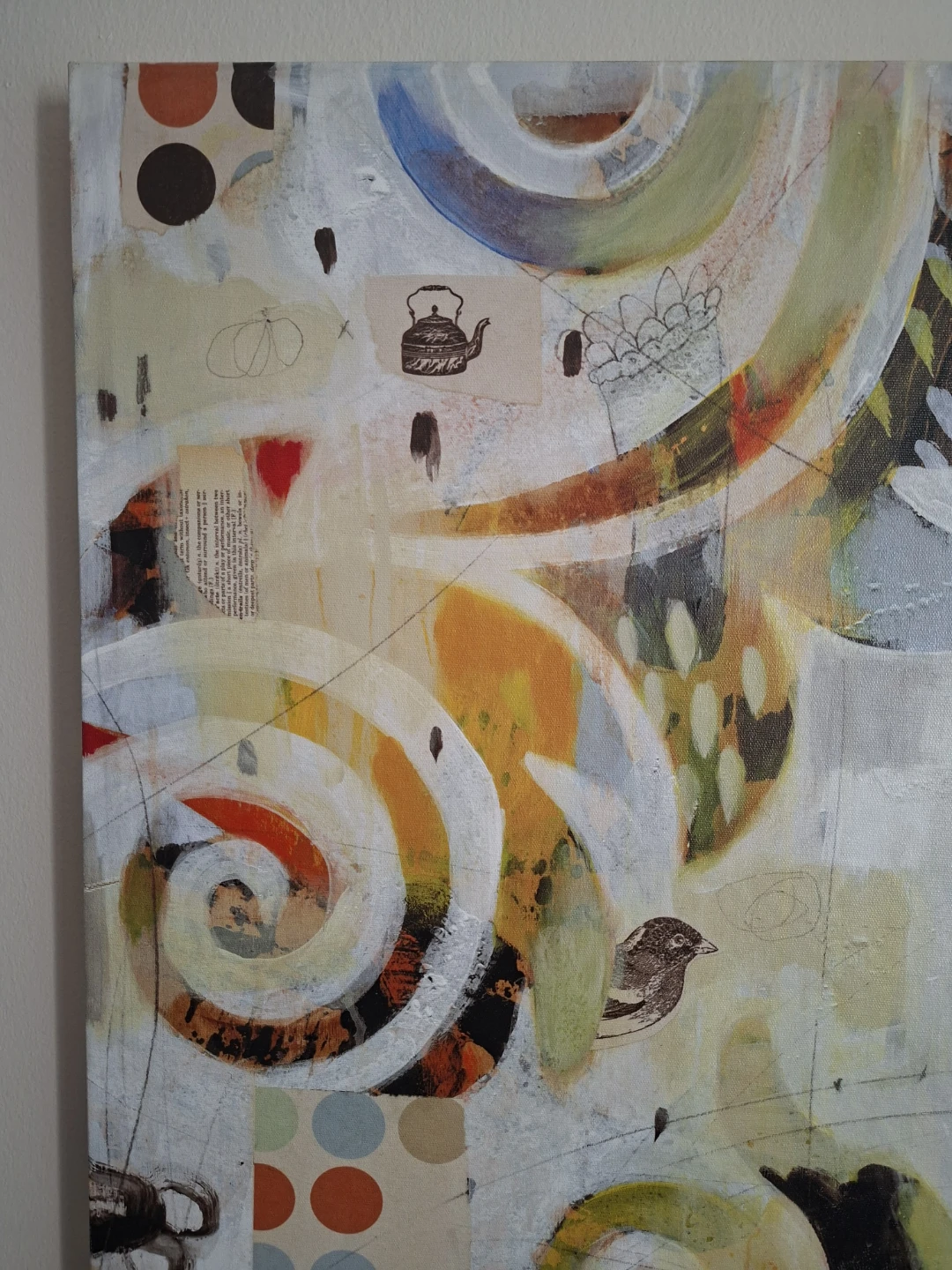 Abstract Mixed Media Art Painting - photo 2