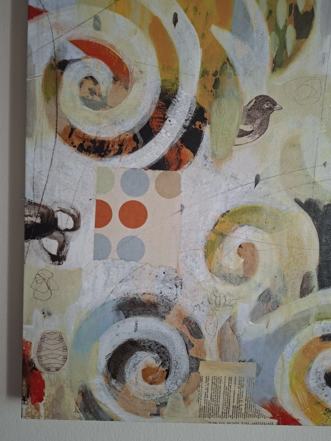Abstract Mixed Media Art Painting - photo 3