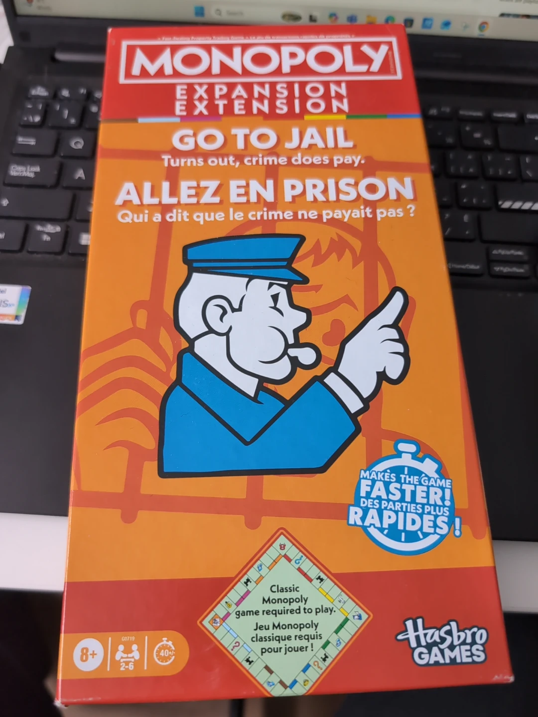 Monopoly Go To Jail Expansion Extension Board Game