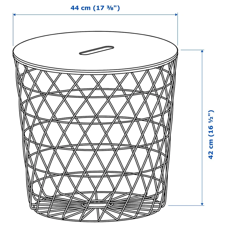 IKEA Kvistbro Side Table/Basket - photo 4