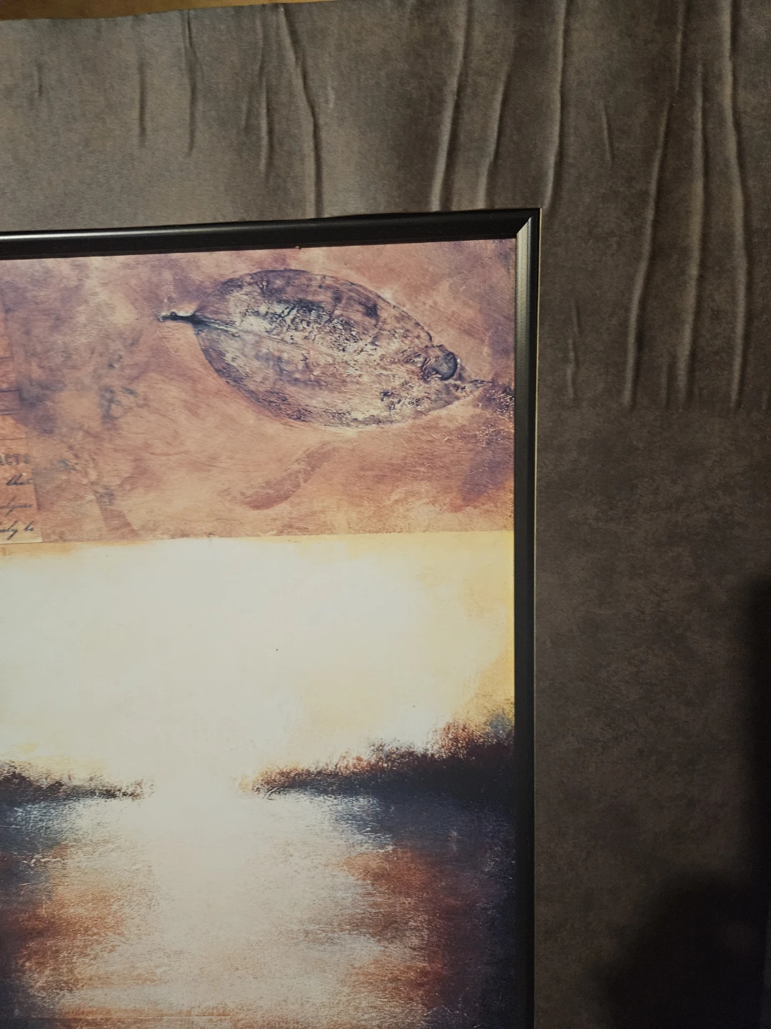 Framed Abstract Landscape Art - photo 4