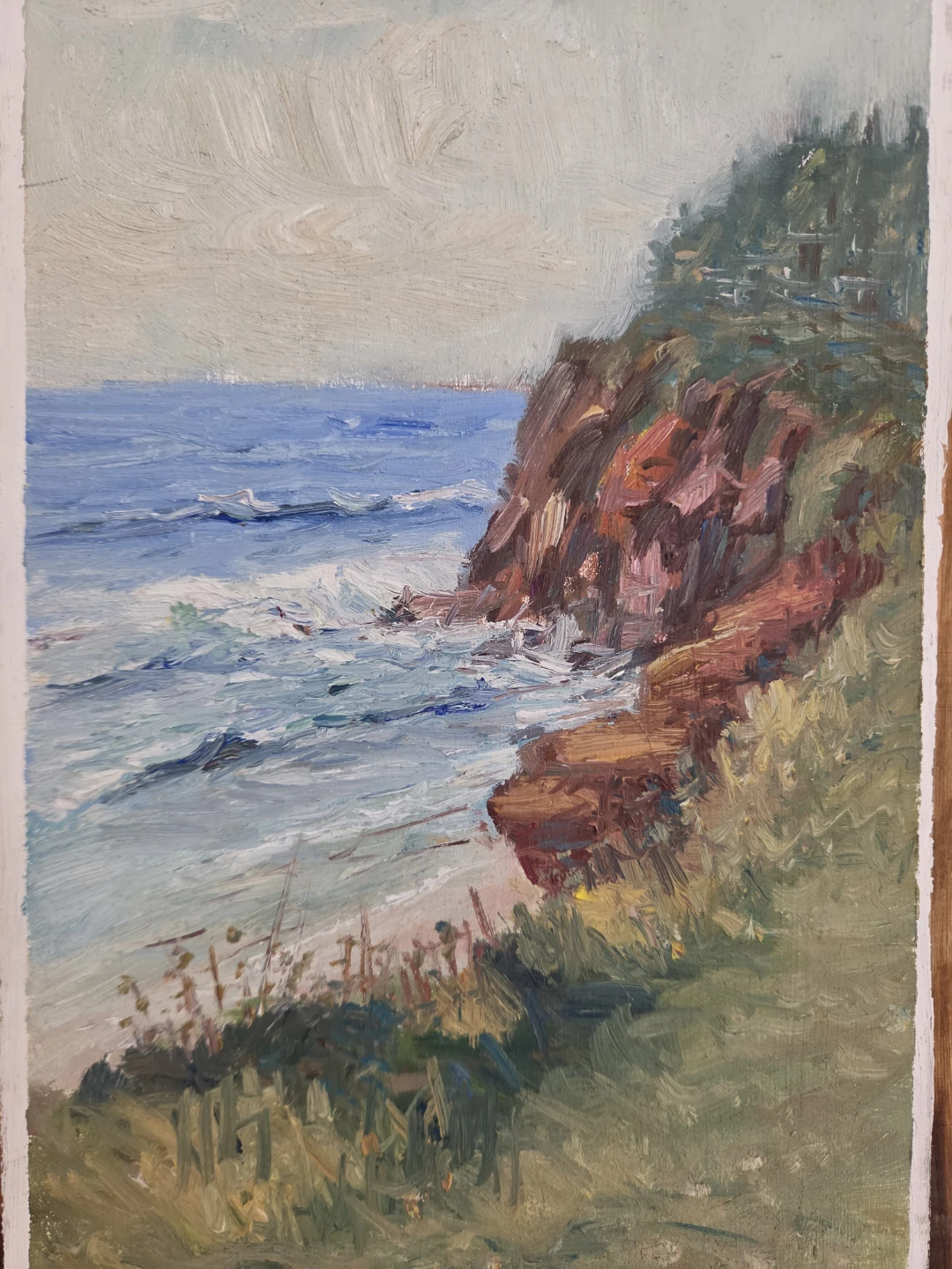 Marine Painting by Nancy M. Perkins - Coastal Scene - photo 3