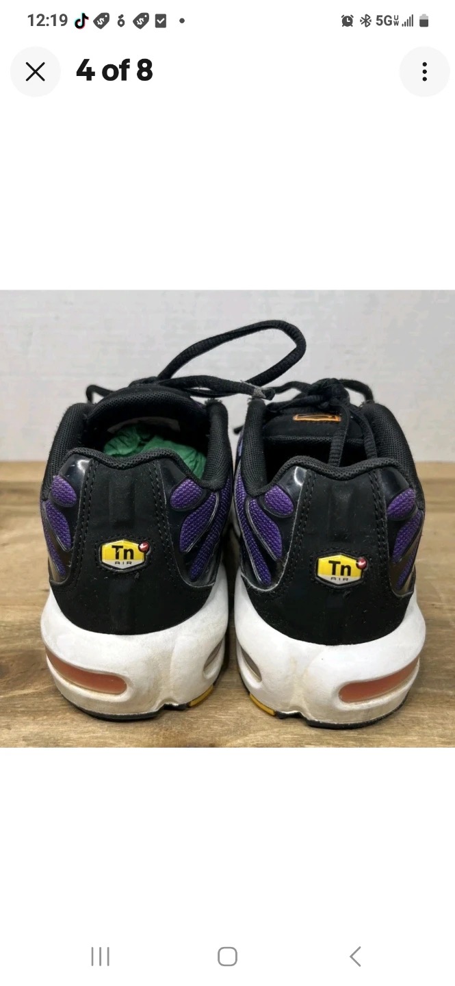 Nike Air Max Plus TN SE Youth Shoes Purple Orange CD0609-024 - photo 3