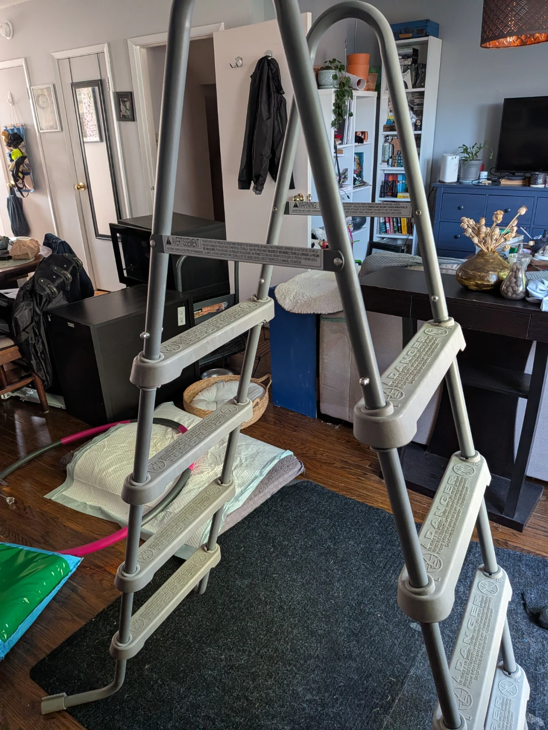 Sturdy Pool Ladder above ground