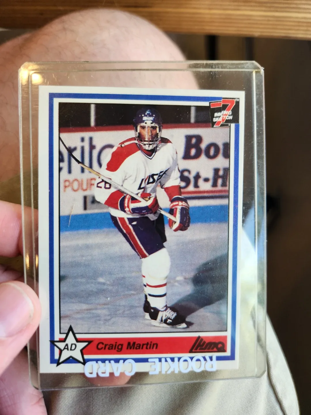 1990 Craig Martin Rookie Card