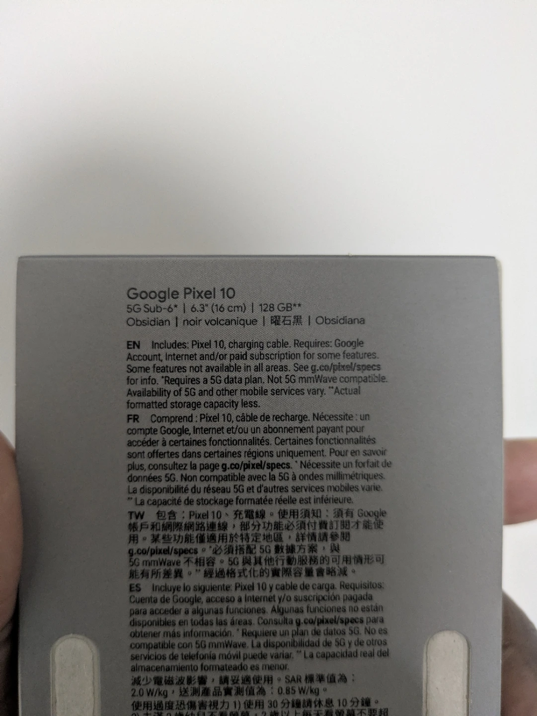 Google Pixel 10 128GB Obsidian - photo 4
