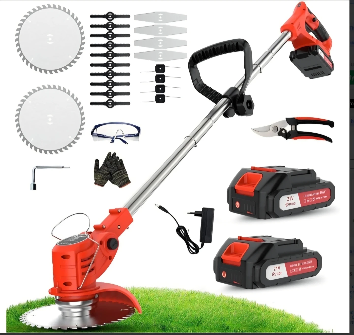 UTIGO KF8 Cordless Lawn Mower