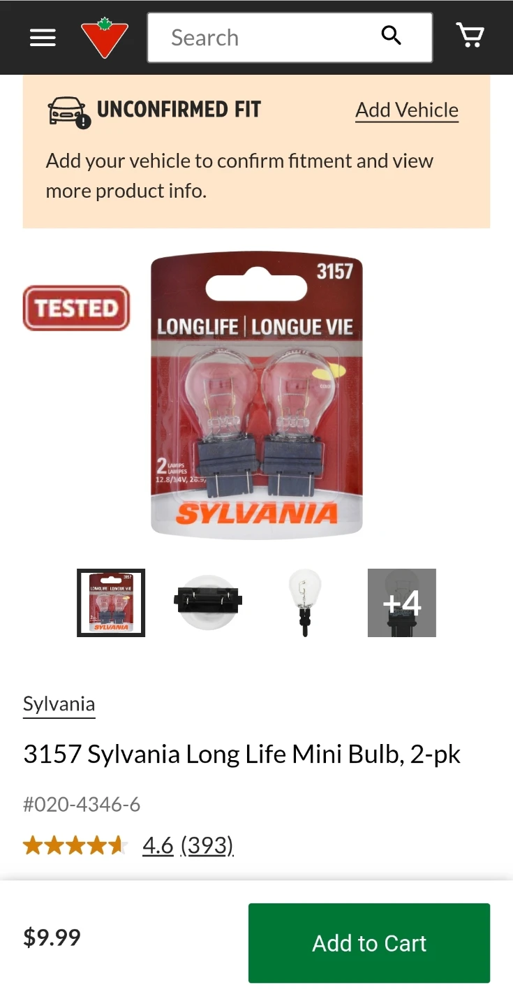 ​Sylvania 3157 Bulbs For Cars, Trucks, Trailers, RVs - photo 3