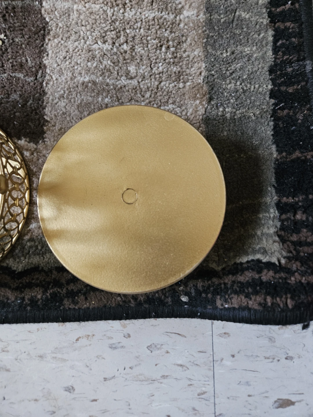 Gold Metal Candelabra - photo 4