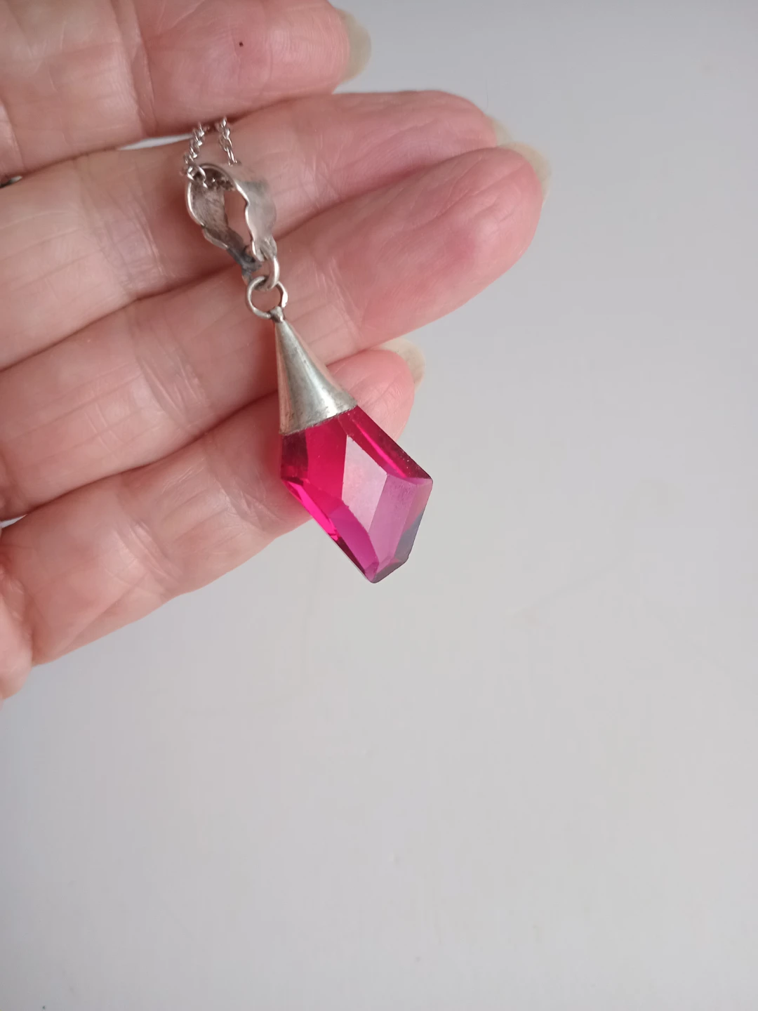 925 Sterling Silver Gemstone Pendant Necklace - photo 3