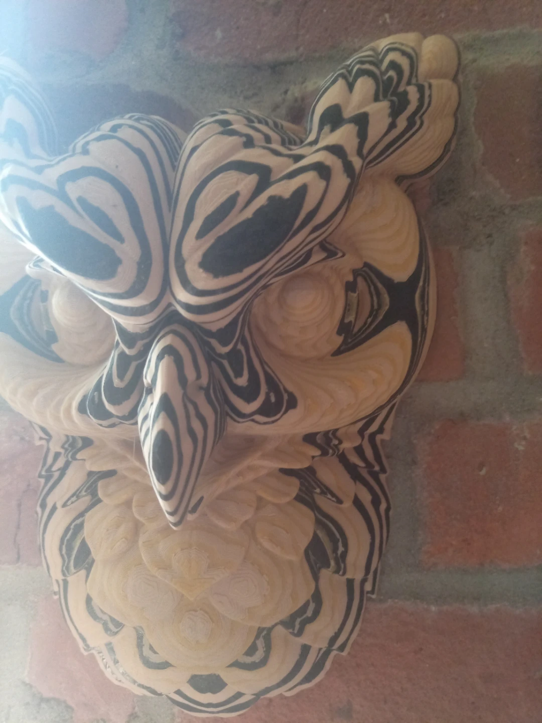 ​🎨 One-of-a-One Topographic Owl Wall Art - Made in Gastown - photo 4