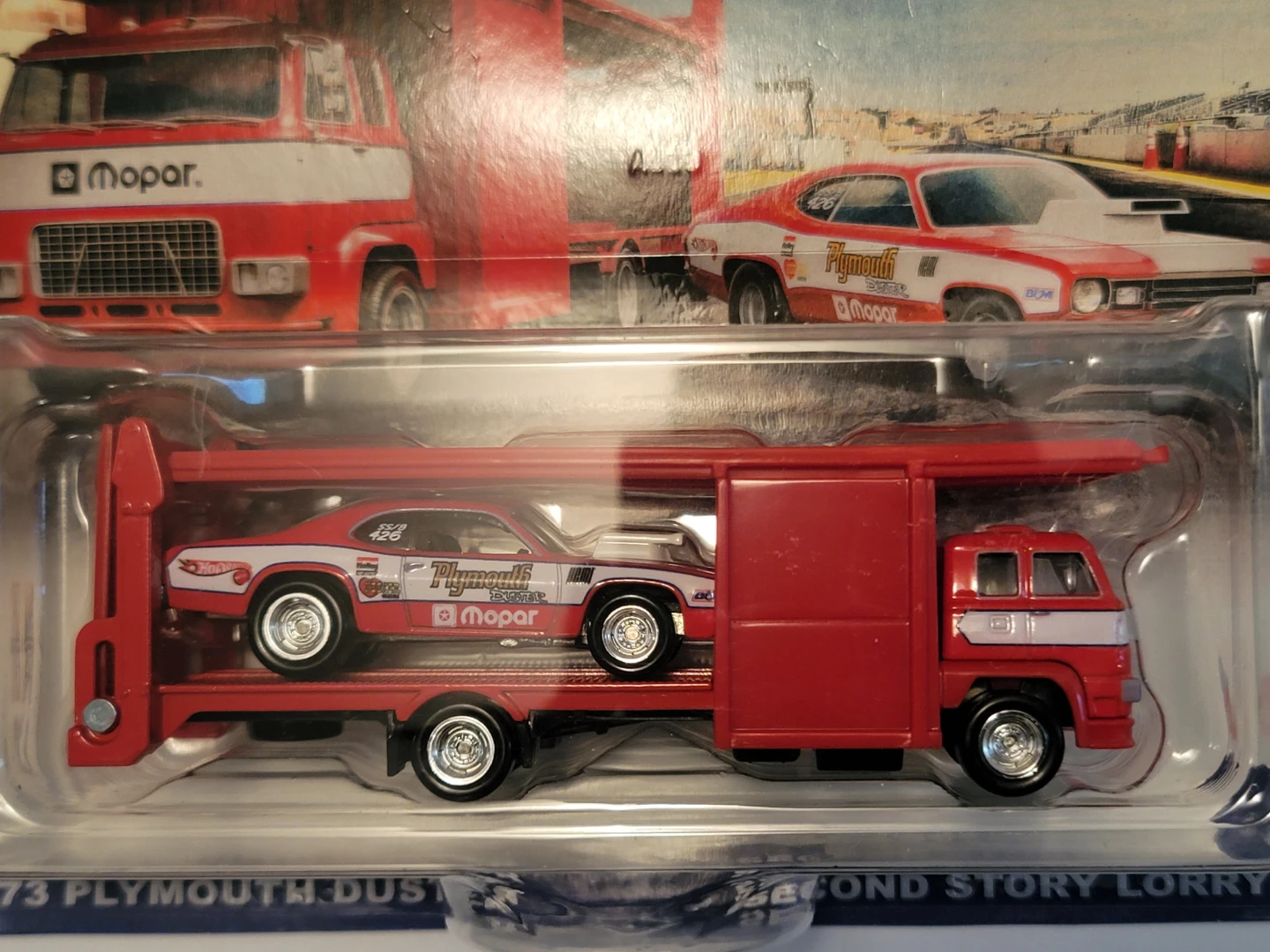 Hot Wheels Car Culture Team Transport 73 Plymouth Duster - photo 2