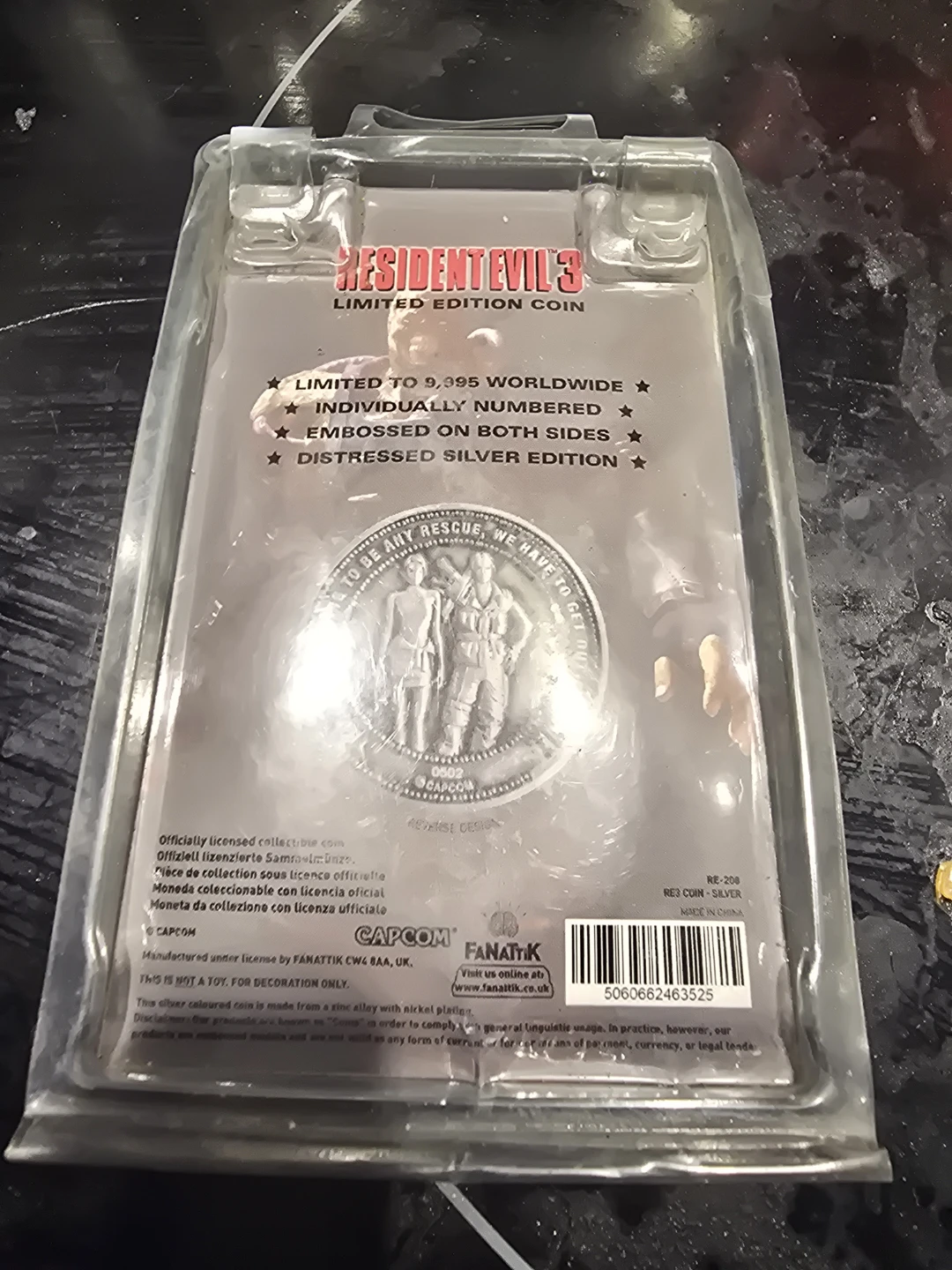 Resident Evil 3 Limited Edition Coin - photo 2