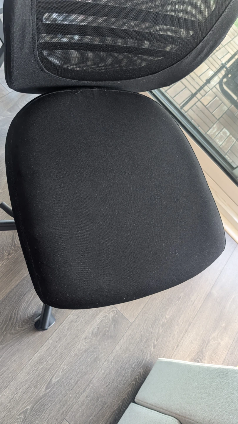 FLINTAN IKEA Black Mesh Office Chair with Removable Seat Cover - photo 2