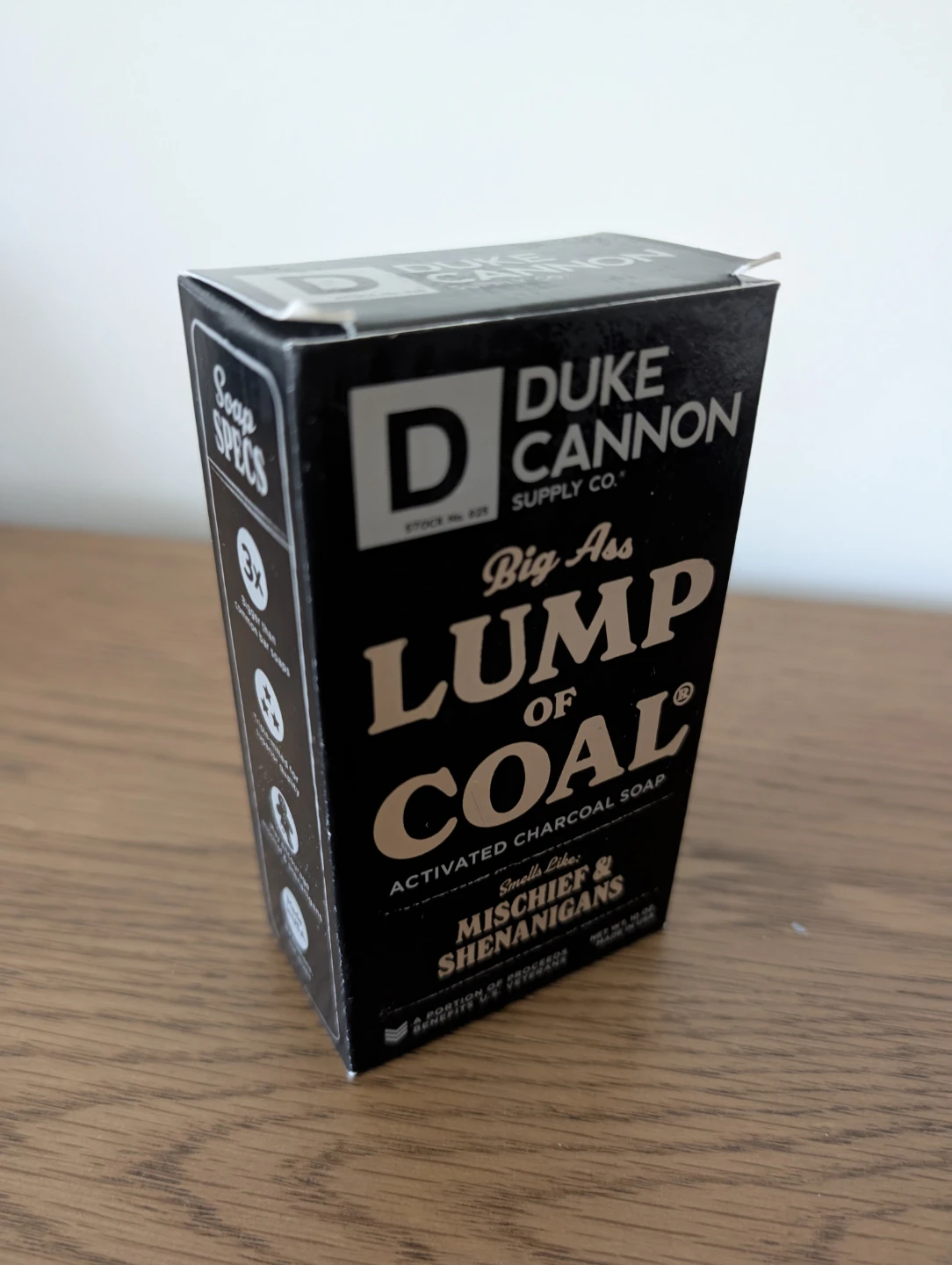 Duke Cannon Big Ass Lump of Coal Activated Charcoal Soap