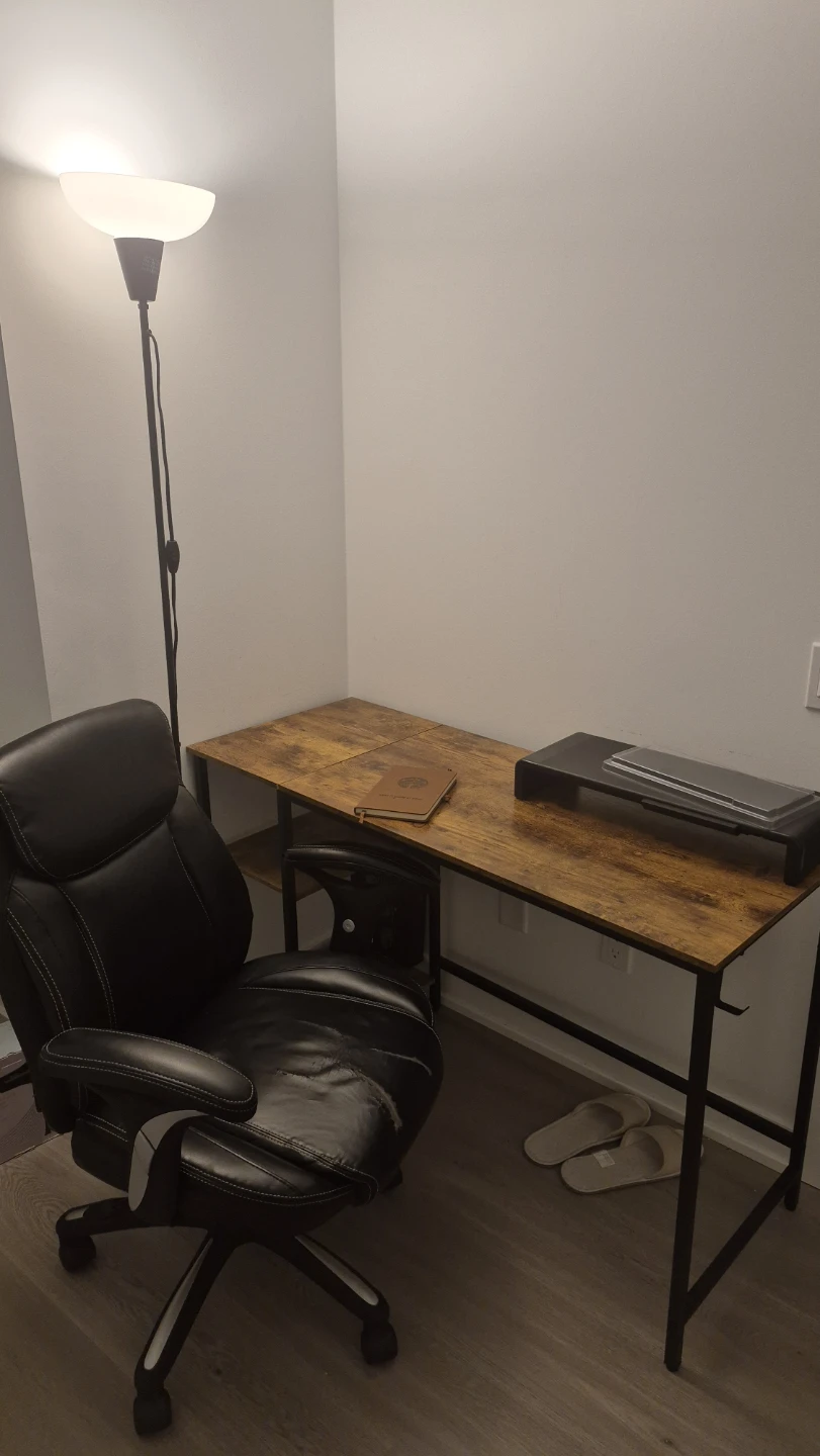 Office chair + Ikea Lamp (All for 5$)