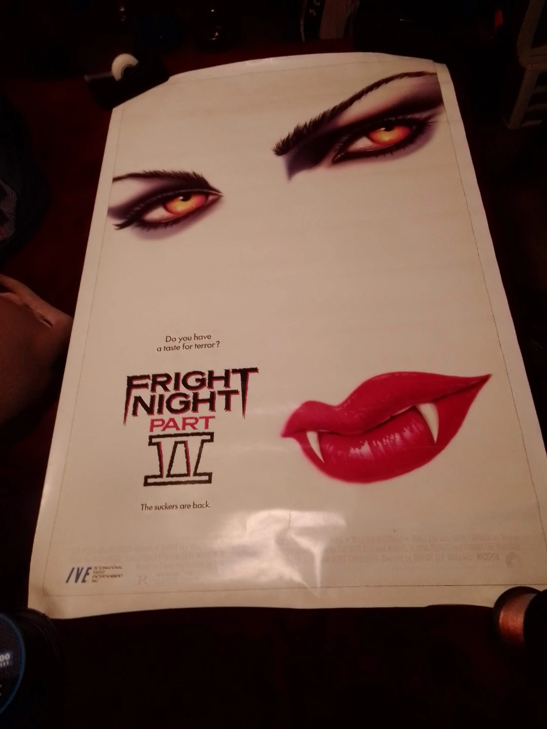 Fright Night Part 2 Vintage 1988 Movie Poster Size 27x41 ⚽
