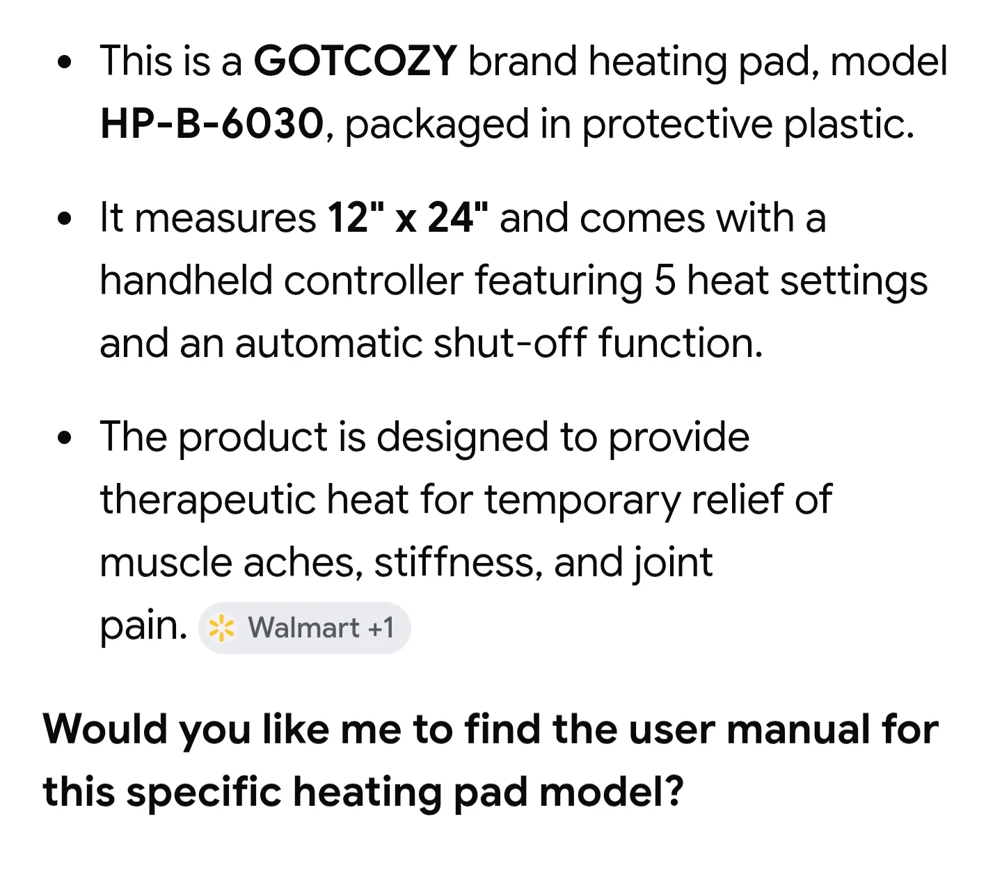 New Got Cozy Heating Pad - photo 3