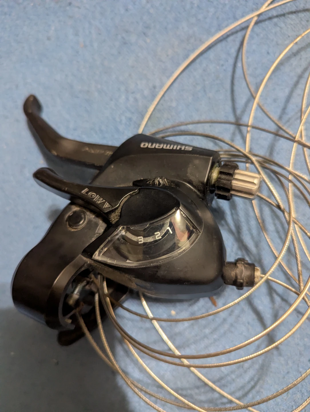 Shimano 3x7 Speed Shifter / Brake Lever Combo Set - photo 3