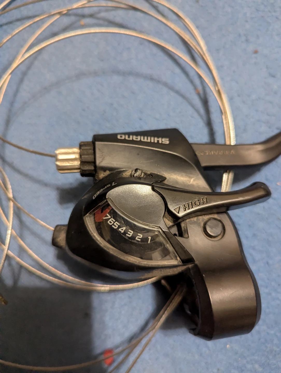 Shimano 3x7 Speed Shifter / Brake Lever Combo Set - photo 4