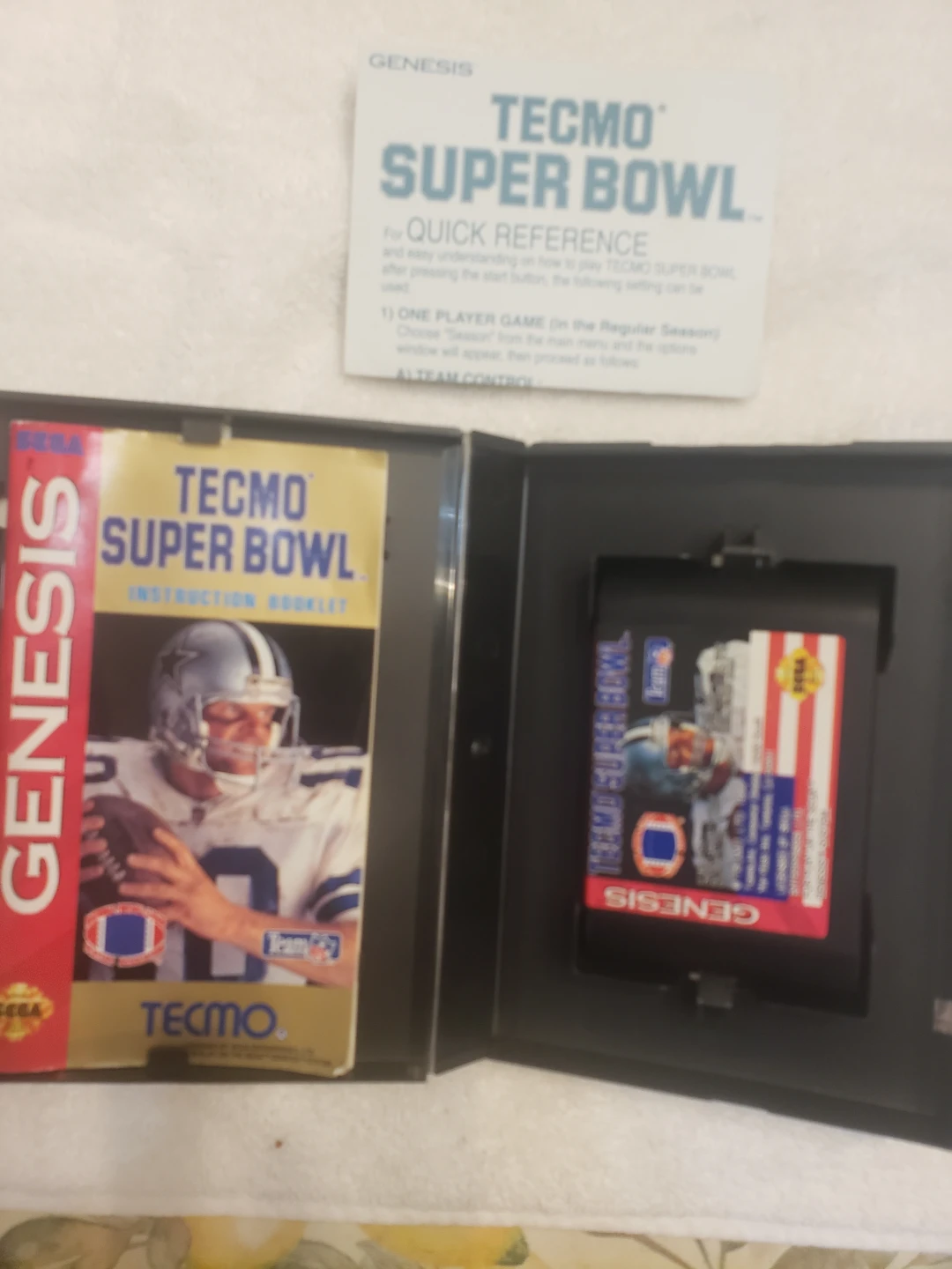 Tecmo Super Bowl Sega Genesis Game - photo 2
