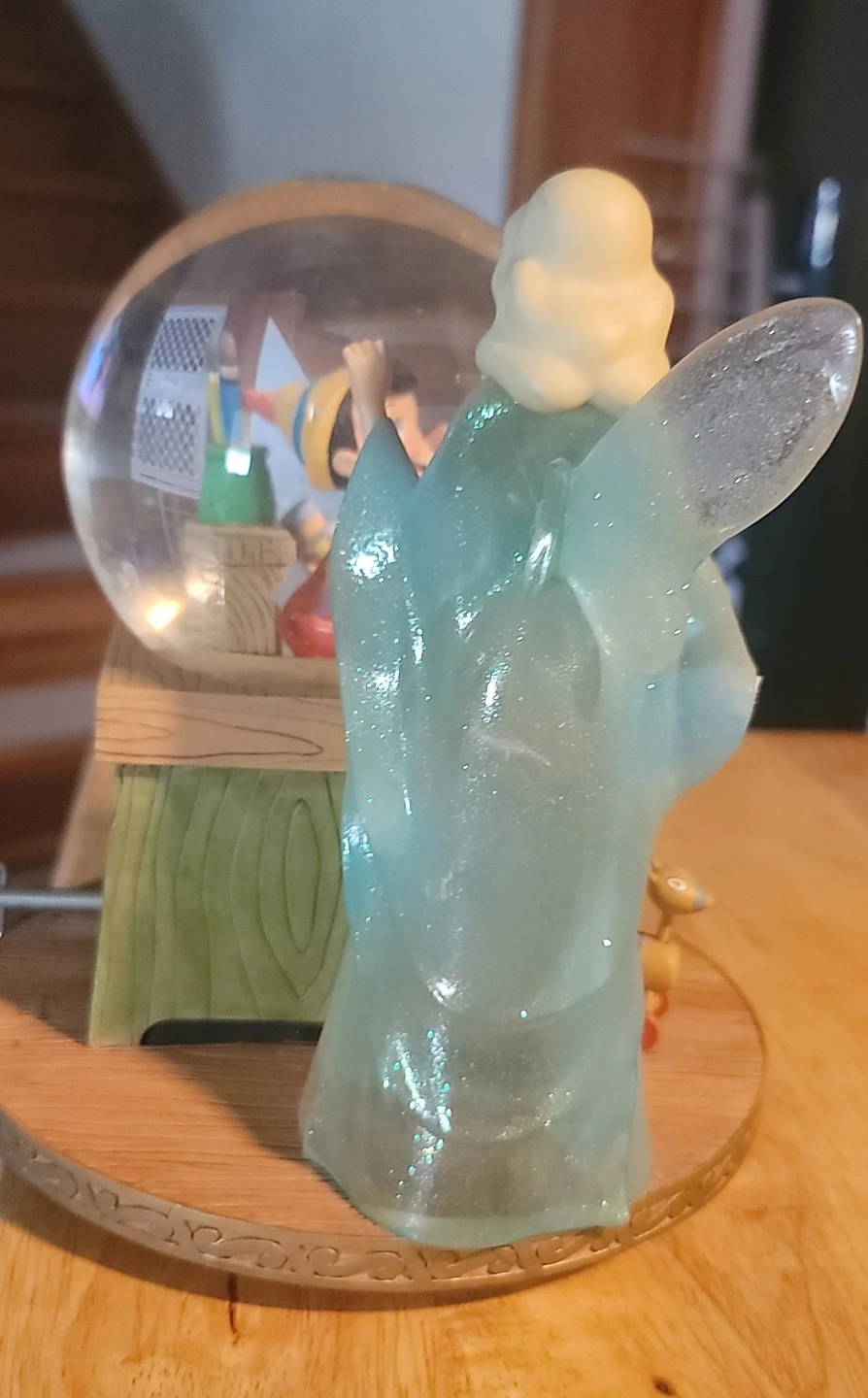 Retired Disney Pinocchio Musical Snow Globe - photo 2