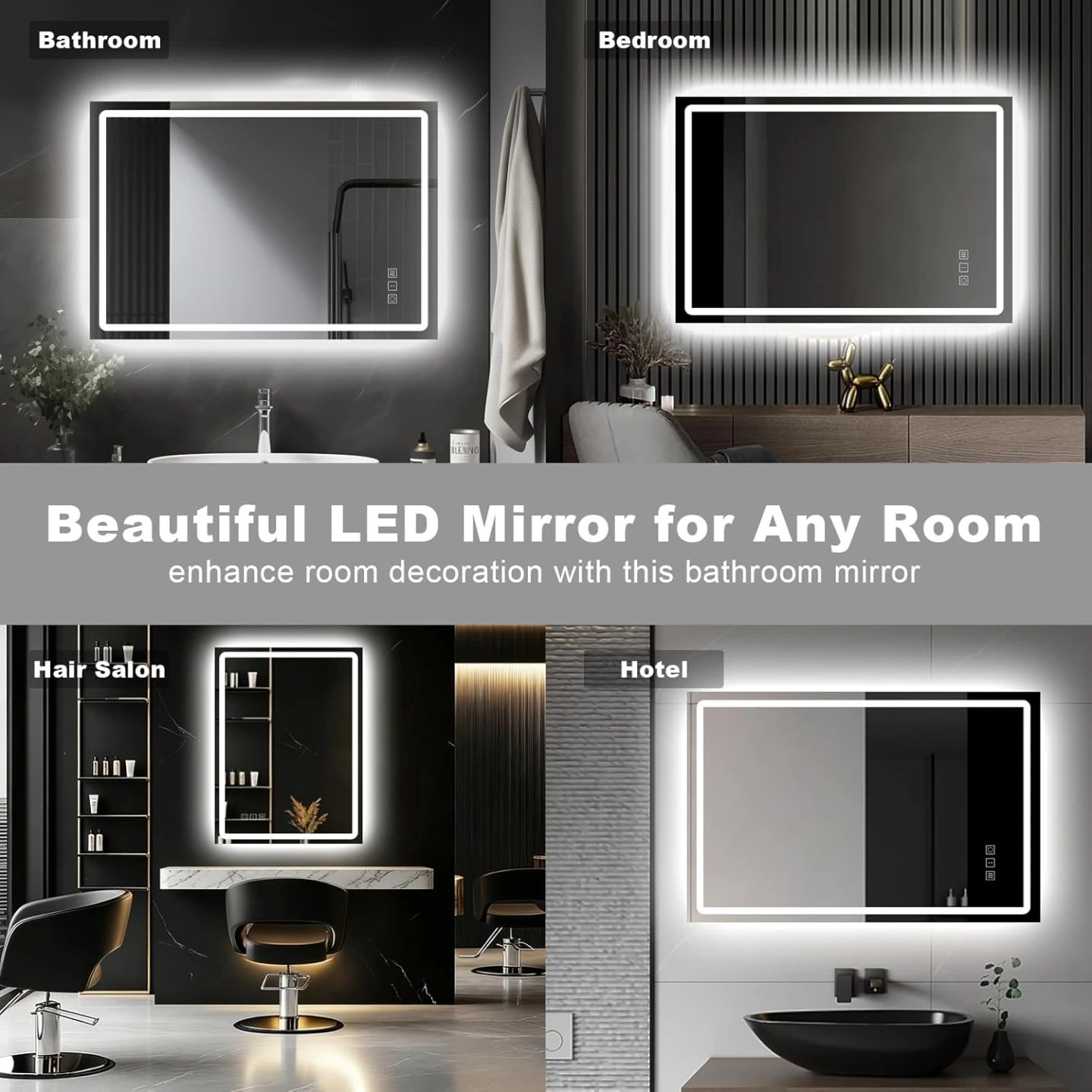 35"x25" LED Bathroom Mirror - photo 3