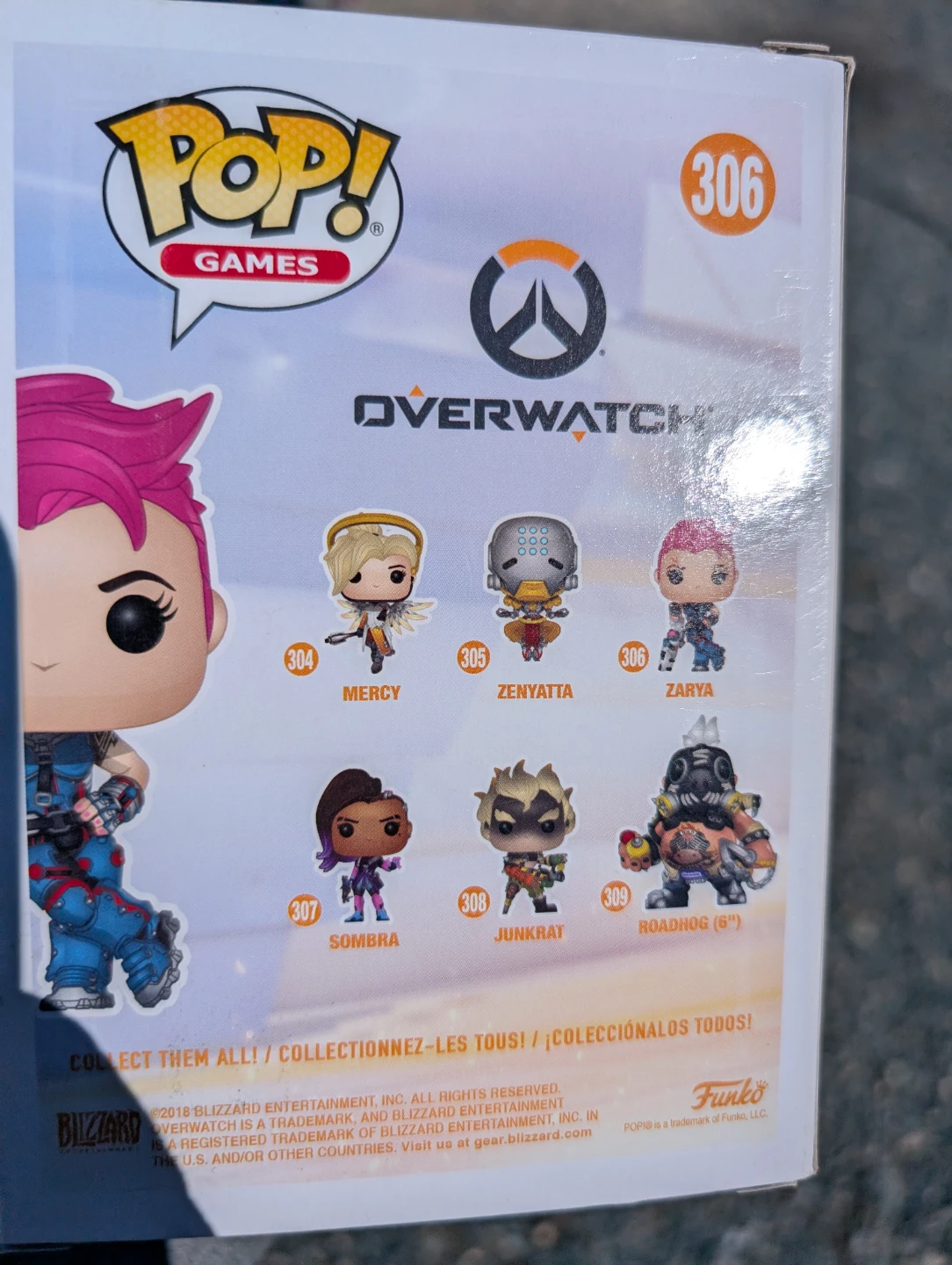 Funko Pop! Overwatch Zarya #306 Vinyl Figure - photo 2