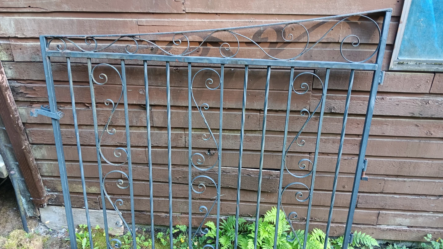Wrought Iron Garden Gate
