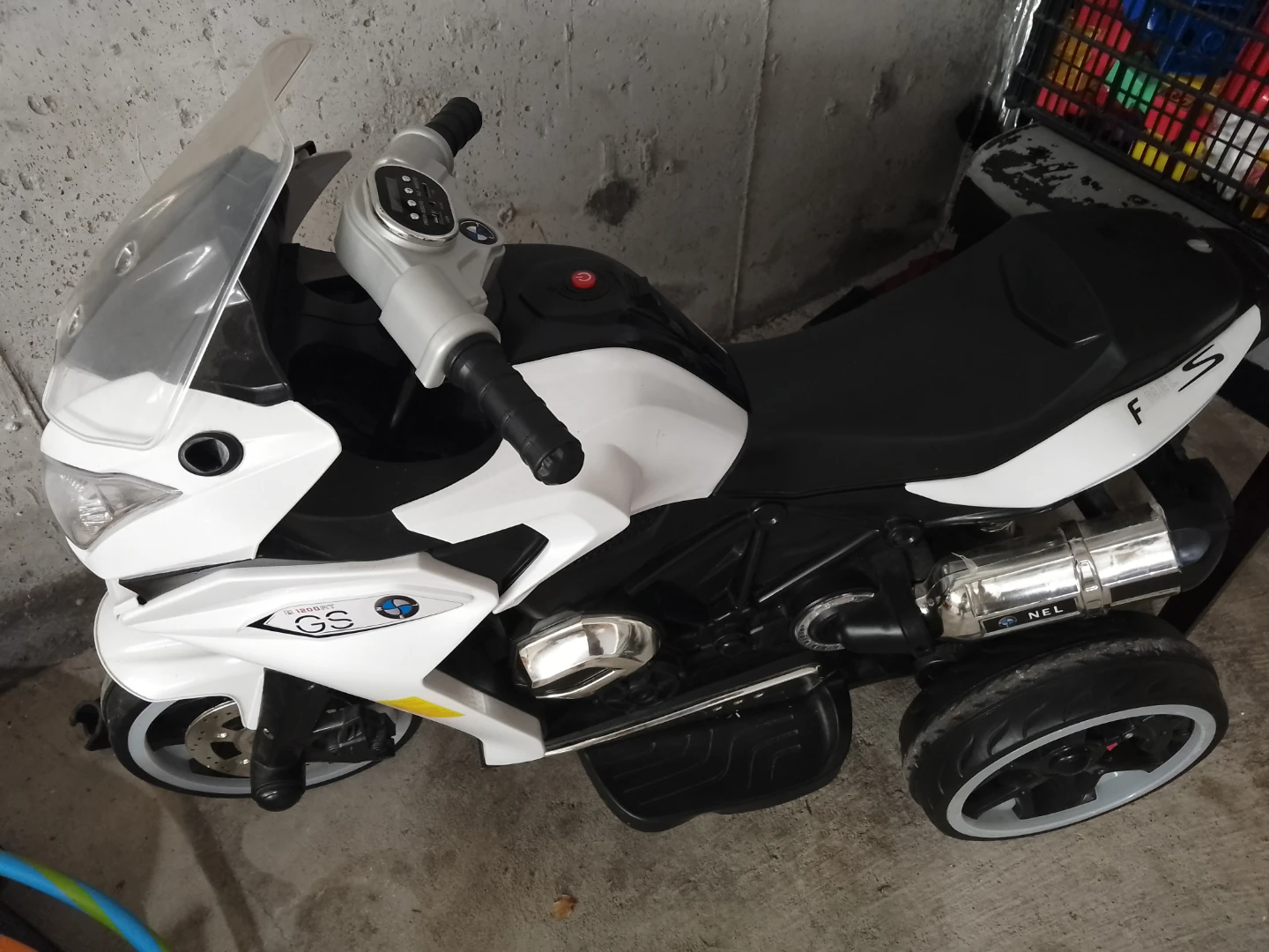 Kids Electric Ride-On Motorcycle - BMW R1200GS Style - photo 3