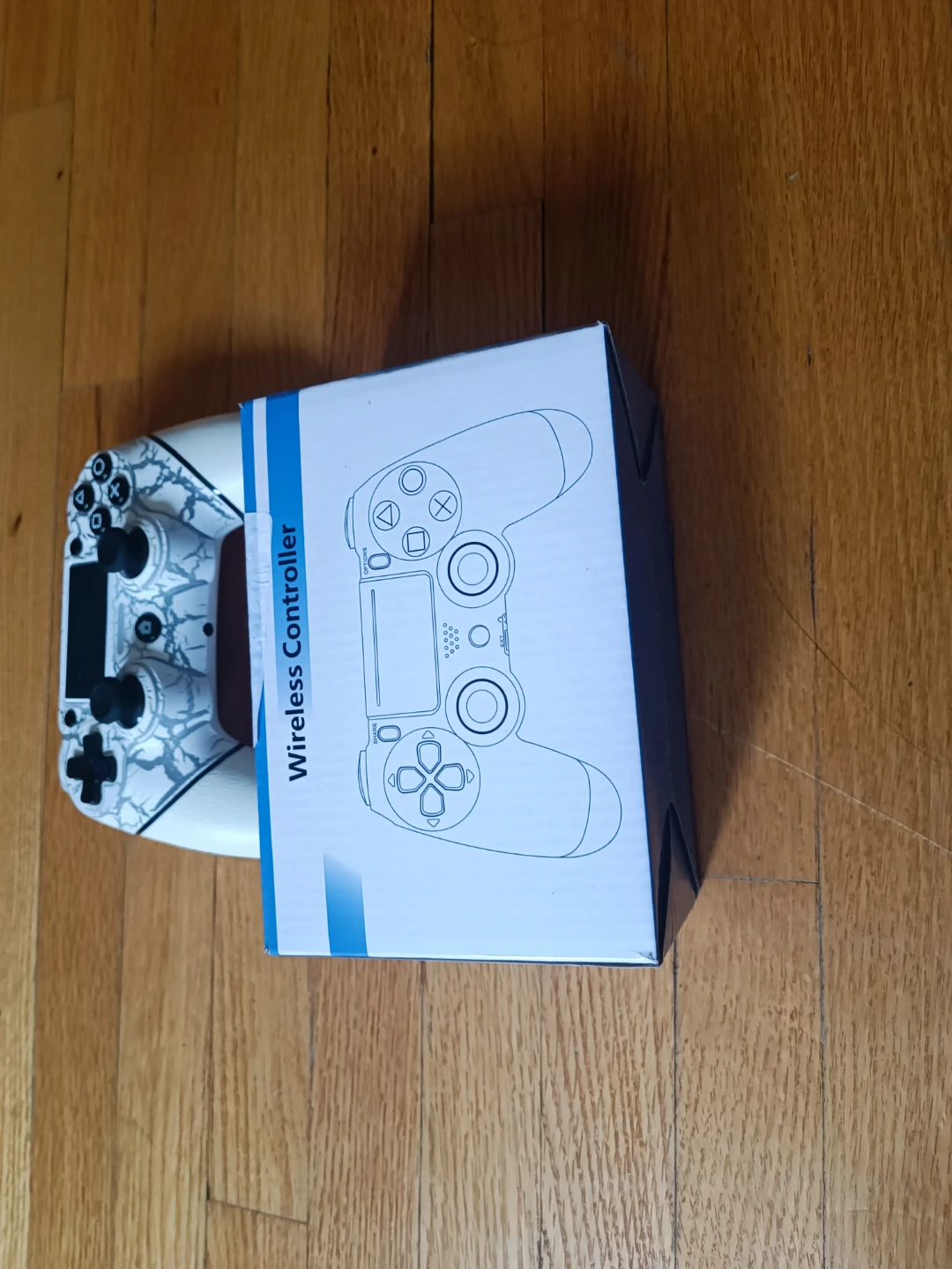 White Wireless Controller for PlayStation ps4 - photo 2