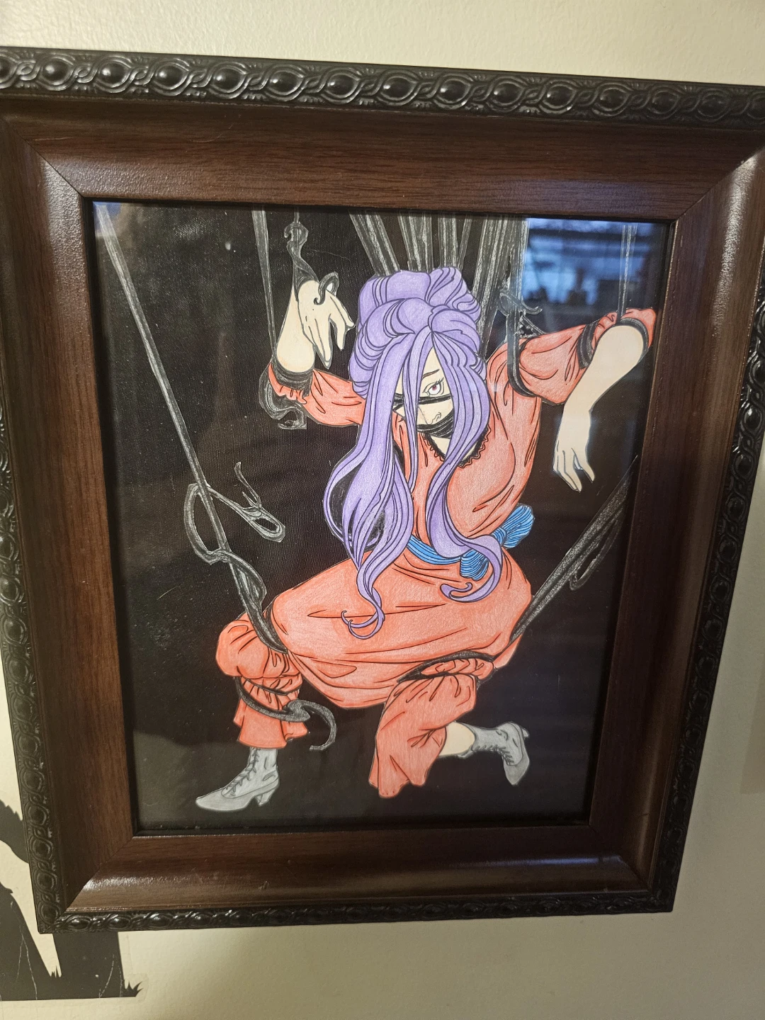 Framed Anime Artwork