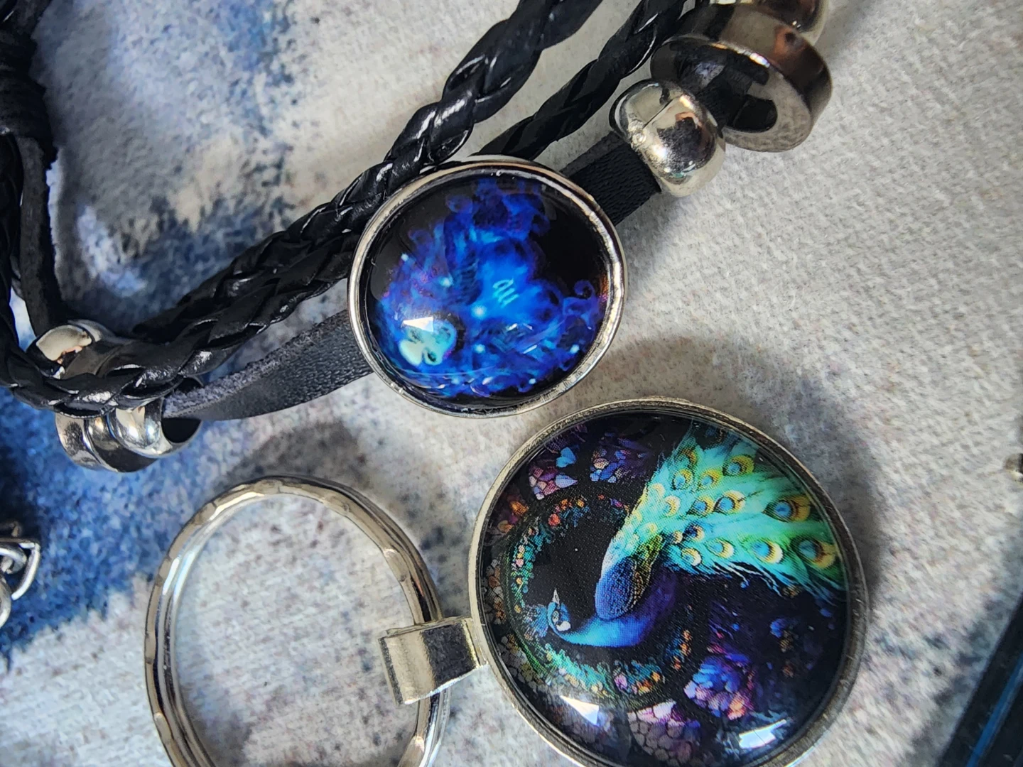 Chico's Boho Pendant Necklace with Matching Bracelet & Keychain - photo 2