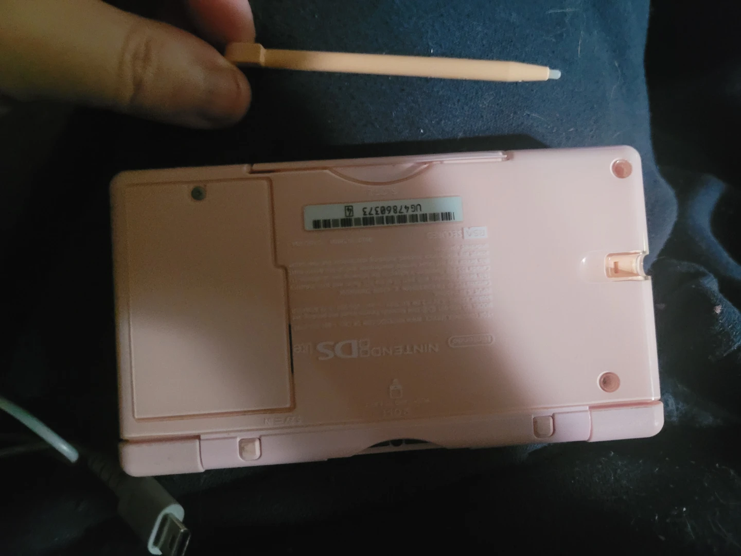 Nintendo DS Lite pastel  Pink Handheld Console - photo 3