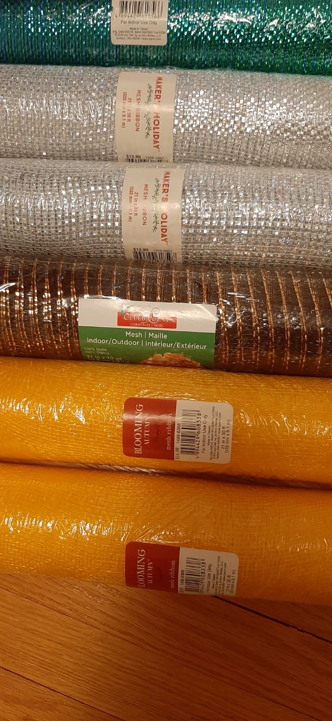 Assorted Decorative Mesh Rolls $4. Each - photo 3