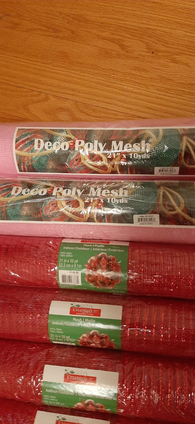 Assorted Decorative Mesh Rolls $4. Each - photo 5