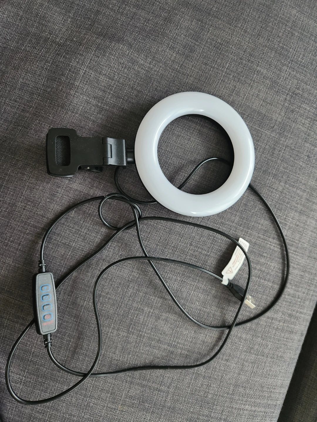 USB LED Ring Light with Clip