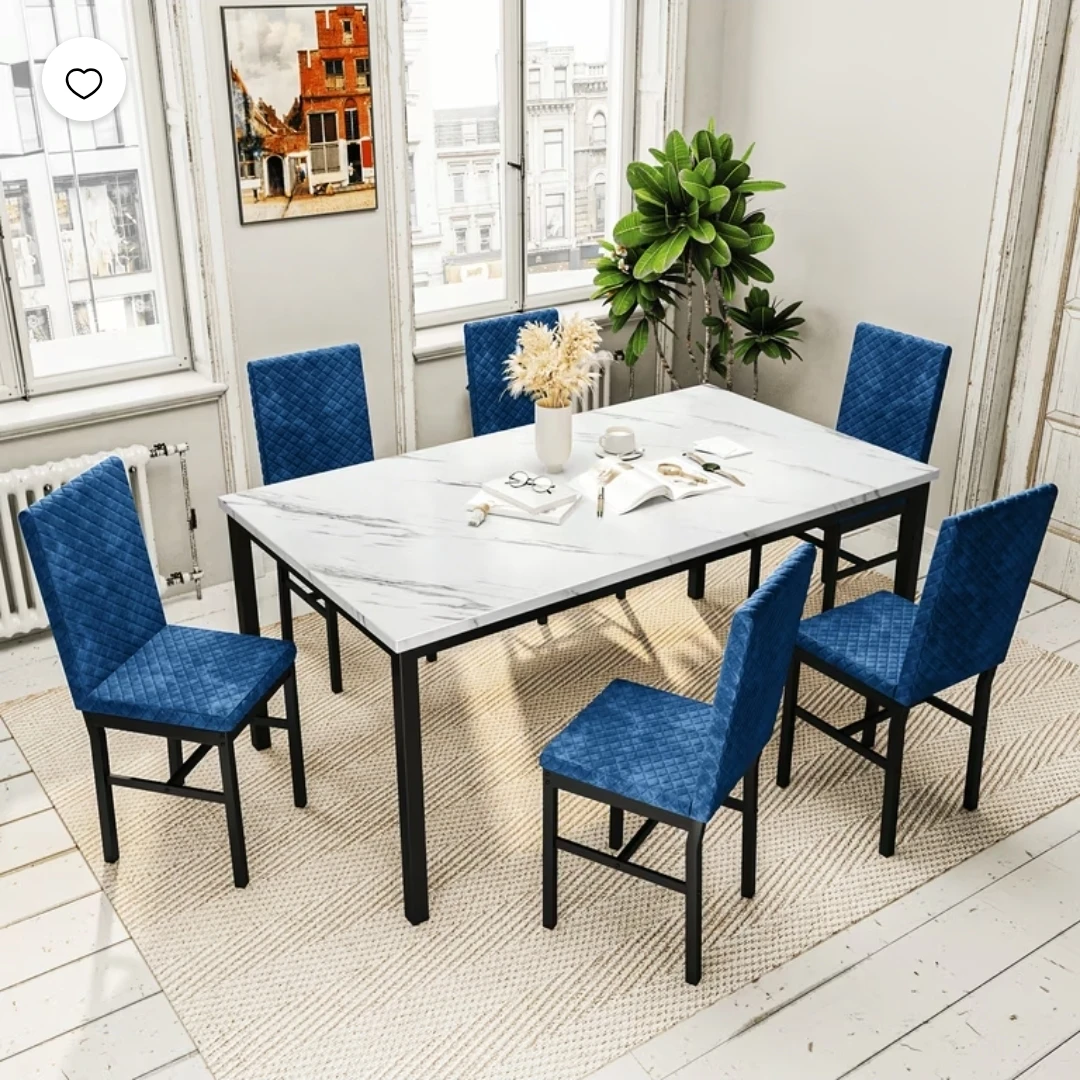 Dining Table and 6 Chairs Set - photo 3