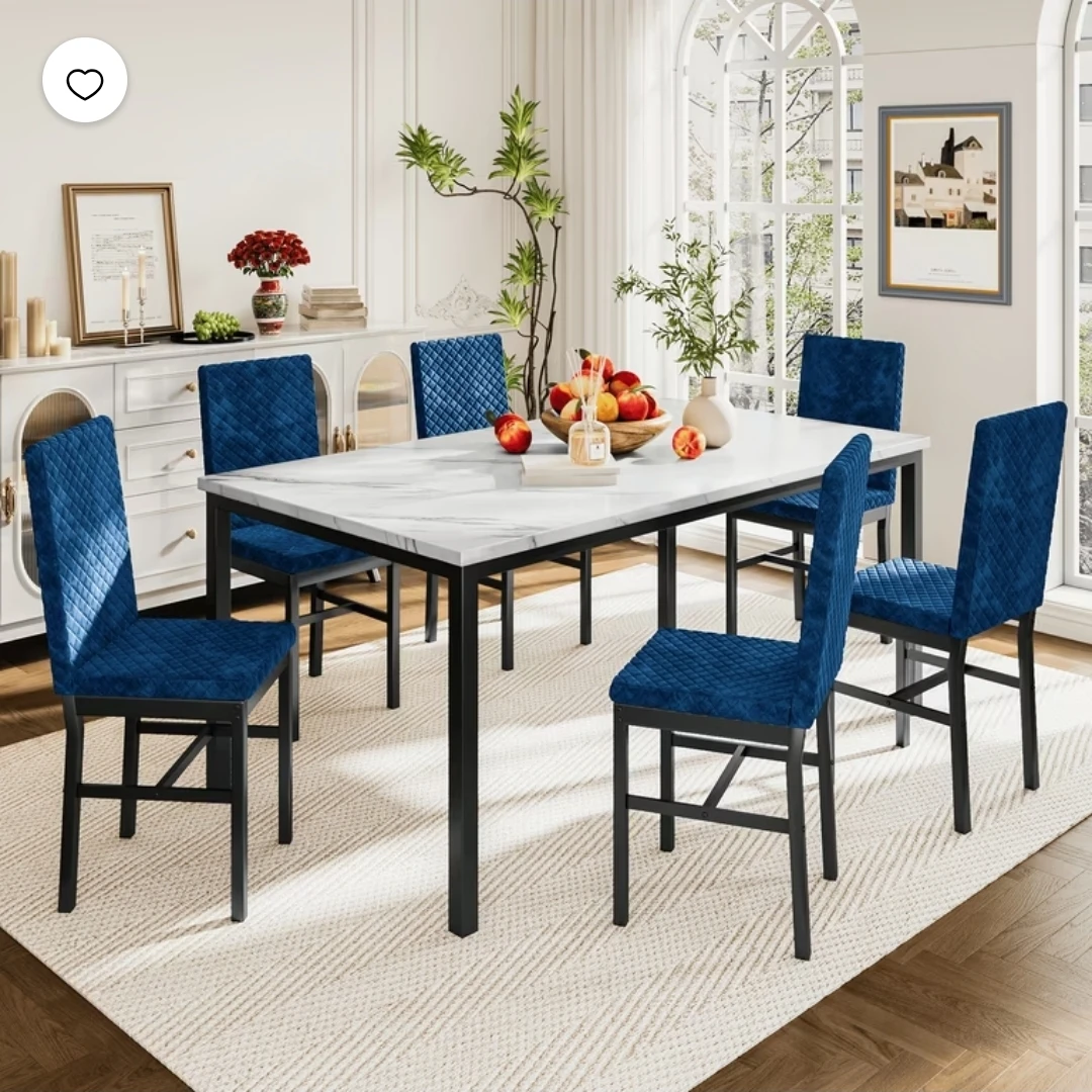 Dining Table and 6 Chairs Set - photo 4