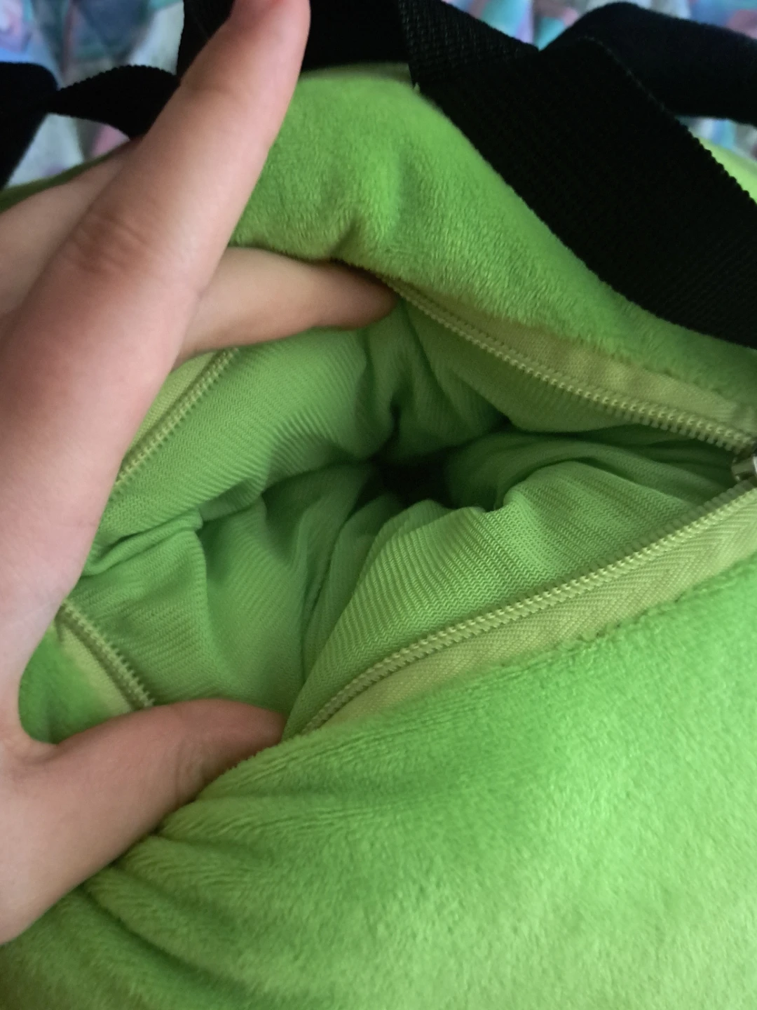 Green Gir Plush Backpack - photo 3