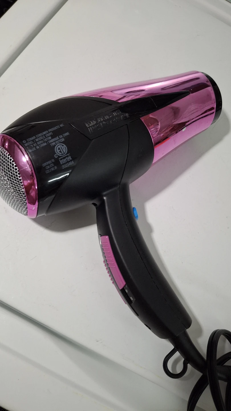 Conair Hair Dryer - Pink Metallic - photo 3